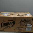 Libman Tornado Spin Mop System and 1 Refill, Mop and Bucket with Wringer Set for Hardwood Floor Cleaning, 2 Total Heads Included