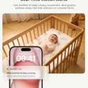 Momcozy BM04 Smart WiFi Baby Monitor with 2 Cameras, 5" 1080P Split Screen Video Baby Monitor with Camera and Audio, Motion Detection, Electric Fence, Clear Night Vision, 2-Way Audio, 5000mAh Battery