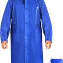 ANYOO Hood Rain Poncho Waterproof Lightweight Raincoat for Men Women Adult with Pocket for Hiking Camping Outdoor Activities (One Size)