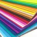 flic-flac 12pcs Thick 2mm 35 x 9 inches (30cm x 30cm) Solid Felt Fabric Sheet Assorted Color Felt Pack DIY Craft Squares Nonwoven