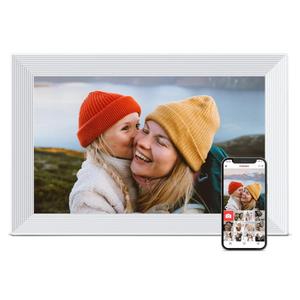 Digital Picture Frame, 10.1 inch Frameo Digital Frame WiFi, 1280 * 800 IPS HD Touchscreen, 32GB Storage, Instant Share Pictures Video, Smart Photo Frame Electronic, Gifts for Mom, House Warming