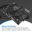 Engine Radiator Cooling Fan Assembly Compatible with Hyundai Sonata 2011-13