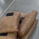 Telora Caramel Chair and 
Emerald Home Furnishings LakeView Presley Sofa - Brown