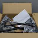 14" Large Heavy Duty Garage Hooks, 4-Pack Steel Garage Storage Hooks with Support Rods, Utility Wall Mount Hangers for Power Tools, Car Tires, Ladders, Chairs, Garden Tools and More