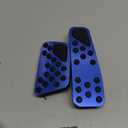 Car Pedal Cover Fit for Dodge Challenger 2008-2023 Charger 2011-2023 Chrysler 300 300C 2009-2019, No Drilling Aluminum Brake and Accelerator Pedal Covers, Nonslip Car Pedal Pads (Blue)