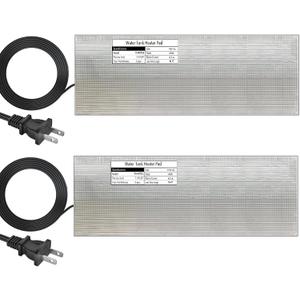 H&G lifestyles RV Holding Tank Heater Pad Use with Up to 50 Gallons Fresh Water 120V 7-1/4"x25" Holding Tank Heating Pad with Constant Temperature Heating Plate (Pack of 2)