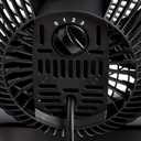 Amazon Basics Air Circulator Desk Fan for Bedroom, Home and Office, 90-Degree Tilt Head, 3 Speed Settings, Cooling, 35 Watts, Black, 11.1"W x 6.3"D x 10.9"H