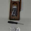 QIBOX Anti-Theft Video Doorbell Mount Compatible with Ring/Blink Video Doorbell 4/3/3 Plus/2/1/(2020 Release), Adjustable No-Drill Mounting Bracket Wedge Adapter Holder Accessories (Black)