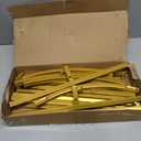 Wedding Arch Backdrop Stand 7.2FT,6FT Gold Metal Arch Stand Set