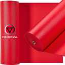 ONREVA Tool Box Liner 22 inch wide x 20 ft Large, Thick Heavy Duty Toolbox Drawer Liners, Rolling Tool Chest Foam Mat, Shelf Rubber Mat, Non-slip Organizer Pad for Cabinet Workbench, Red