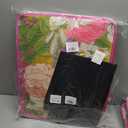 120L Extra Large Laundry Basket with Lid & Handles, Cottagecore Flower Collapsible Laundry Hamper, Waterproof Oxford Cloth Storage Basket for Laundry Room Organization