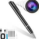 Camera Pen,1080p Video Body Camera with 64G Built-in Memory,MINI Nanny Video Recorder for Meeting,Classroom Reading
