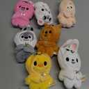 RHEETADA 8 PCS Skzoo Keychains 4 Inches SKZ Plush Keychains SKZ Set Key Handbag Pendants