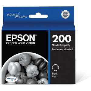 Epson T200 Black Standard Yield Ink Cartridge in Retail Packaging