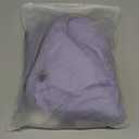 BRKURLEG Dog Raincoat for Small Dogs, Small Dog Rain Jacket with Harness Built in, Waterproof 4 Legs Puppy Raincoats, Puppy Outdoor Jacket with Reflective Strip, Purple, XL (XL(Back Length12.9"))