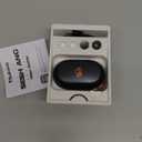 Skullcandy Sesh ANC Active Wireless Earbuds, Bluetooth Headphones, Noise Cancelling, Customizable Sound, 48 Hrs Battery, Stable Fit, Sweat and Waterproof, Microphone for iPhone Android - Black/Orange