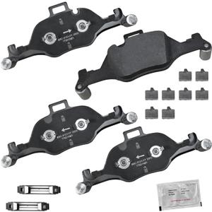 Bendix Premium SBC2060 Ceramic Front Brake Pads for select BMW 430i, 430i Gran Coupe, 430i xDrive, 530e, 530i, 540d, 540i, i4, X5, X6