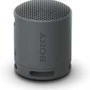 Sony SRS-XB100 Wireless Bluetooth Portable Lightweight Super-Compact Travel Speaker, Durable IP67 Waterproof & Dustproof Shower Speaker, 16 Hour Battery, Versatile Strap, & Hands-free Calling, Black