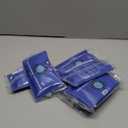 100g [ 6 Packs] Rechargeable Desiccant Packs for Storage, Color Indicating Silica Gel Desiccant Packets, Moisture absorbers for storage, Dehumidifier bag for Closets (Blue)