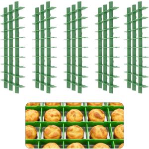 5 Sets Freeze Dryer Accessories Compatible with Harvest Right Medium Square Trays, Freeze Dryer Tray Dividers for Fruit Vegetable Cake Freeze Drying Accessories