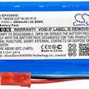 Battery 2600mAh / 28.86Wh,Replacement Battery Fit for Electropan ilife V5, ilife V5s