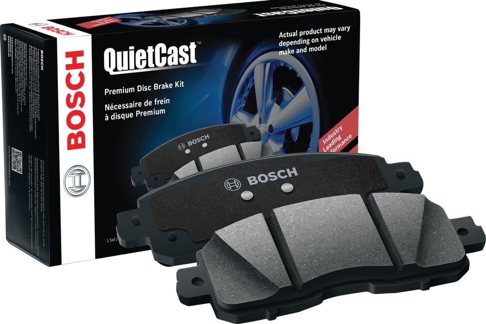 BOSCH BC905 QuietCast Premium Ceramic Disc Brake Pad Set - Compatible with Select Infiniti FX, G, M, Q; Nissan 350Z, 370Z, Altima, Juke, Maxima, Murano, Pathfinder, Quest, Rogue, Sentra + More; REAR