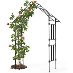 Garden Arch Trellis - Garden Arch Size: 48"-51"(L)*98"(H)*16"(W)