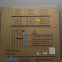 Cumbor 29.7-46" Baby Gate for Stairs, Toddler Safety Essentials for The House, Auto Close Dog Gate for Doorways, Mom's Choice Awards Winner-Easy Install Pressure Mounted Pet Gates for Dogs, White