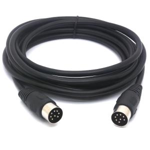 Long 8 PIN DIN Cable Male to Male MIDI Extension Cord for Bang and Olufsen B&O PowerLink mk 2 BeoLab (1.5 Meter)