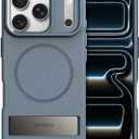 Magnetic for iPhone 17 Pro Case with Stand[Compatible with MagSafe] Slim Invisible Kickstand, Protective Anti-Fingerprint Phone Cove for iPhone 17 Pro Case 6.3", Dusty Blue