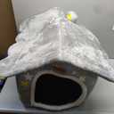 BXEBUI Dog House Indoor Memory Sponge, Foldable Dog House Kennel Bed Mat with Cushion for Small, Medium, Large Dogs, Cats, Winter Warm Cat Nest Puppy Cave Sofa Pet Products (XL)