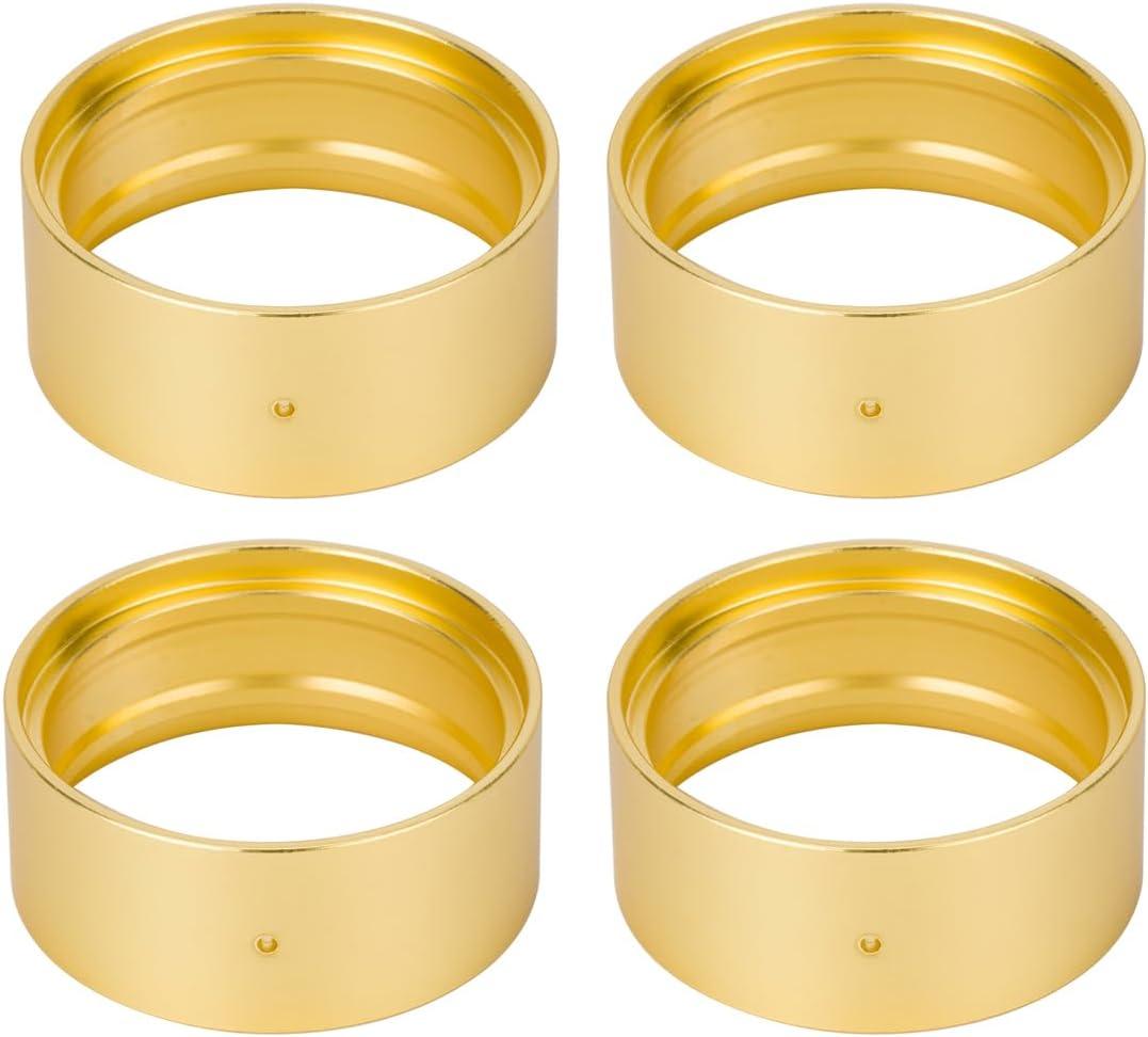 1.9 Inch Brass Coating Internal Beadlock Ring Clamp Ring 94g Heavy Metal Wheel Counterweight Fits 1.9 Wheel Rim for 1/10 TRX4 TRX6 Axial SCX10 I II III Pro Redcat GEN7 GEN8 RC Crawler Car (4PCS)