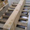 FREDBECK Sliding Closet Doors 64x80(Double 33inch),Bypass Barn Door with Hardware,for Bedroom,White,H Frame,Assemble Required