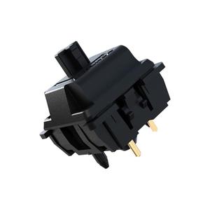 GATERON Oil King V2 Pre-lubed Keyboard Switches, 5-Pin 55gf Black Linear Switches Compatible for MX Mechanical Keyboard DIY(72PCS)