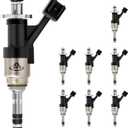 Fuel injector Set of 8 5.3L 4.3L Compatible with Chevrolet Silverado 1500 2500 Tahoe Suburban Cheyenne GMC Sierra 1500 Yukon 5.3L 4.3l 2014 2015 2016 2017 2018 Replace 12668390 FJ1217