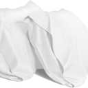 Cooling Queen Pillowcases Set of 2 Breathable Cool Silky Soft Rayon Derived from Bamboo Fabric, Moisture Wicking for Hot Sleepers, Hair and Skin Friendly, White, 2 Pack, 20x30IN