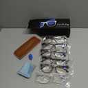 NOVIVON 6 Pack Reading Glasses with 6 Cases  Blue Light Blocking Readers for Women & Men, Computer eye glasses, Cheaters