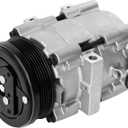 AC Compressor Fit for F-150 F-150 Heritage F-250 Super Duty F-450 Super Duty Excursion Mustang Mark LT Crown Victoria Town Car Grand Marquis, 4.6L 5.4L 6.8L, Air Conditioning Compressor with Clutch