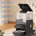 Automatic Cat Feeder for 2 Cats, 5L/20 Cups Food Dispenser with Adjustable Raised Double Bowls, Detachable Control Panel, Timed Cat and Dogs Feeder for Dry Food, Dual Power Supply