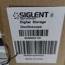 SIGLENT Digital Oscilloscope SDS802X HD 70MHz Frequency Band + 12 bit Vertical Resolution + Maximum 2 GSa/s Sample Rate + 2 Analog Channels + 50 Mpts Maximum Memory Length + 500,000 Wfms/s Waveform