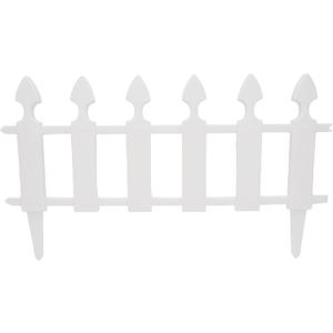 EasyFlex 24.9' Picket Border Fence Kit, White