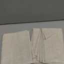 jinchan Kitchen Curtains Linen Tier Curtains 20 Inch Farmhouse Cafe Style Country Rustic Rod Pocket Light Filtering for Laundry Room Bathroom Sink RV Small Window 2 Panels Beige