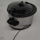Crock-Pot 6 Quart Cook & Carry Programmable Slow Cooker with Digital Timer Stainless Steel (CPSCVC60LL-S) pack of 1
