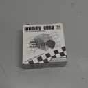 Skylety Cube Anxiety Relief Toy Hand Held Magic Sensory Stress Cube Toy for Adults Relieve Stress Christmas Party Favors(4 Pcs,Starry)