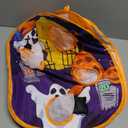 Halloween Party Games for Kids Adults Halloween Bean Bag Toss Game Ghost Double-Sided Board Cornhole 4 Score Holes Halloween Decorations Party Favors Yard Outdoor Indoor Toys Spooky Game (6 Bean Bags)