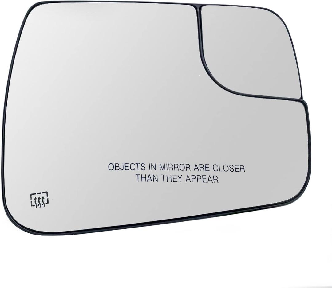 Left Driver + Right Passenger Mirror Replacement for 2019 2020 2021 Dodge Ram 1500 2500, Left Side Mirror Glass Power Heated, Rear View Mirrors with Blind Spot Detection System Single 68402094AA 