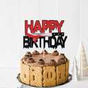 Glitter Have a Killer Birthday Cake Topper Bloody Halloween Happy Birthday Cake PickHorror Classic Theme Halloween Party Cake Decorations