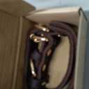 Leather Dog Collar, Genuine Heavy Duty Wide Dog Collar for Small,Medium,Large and Extra Large Dog (S: 0.8" Wide for 13.4"-15.8" Neck, Dual Stitch - Brown)