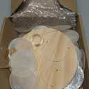 Wind Chimes for Outside - Handcrafted White Capiz Shells Windchime Coastal Style Decor for Indoor/Outdoors, Garden Decor, Great for Women, Wind Chimes Lovers and More