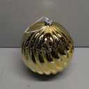 8in Large Christmas Ornaments Gold Shatterproof Christmas Ball Ornaments Giant Hanging Balls Mercury Decorations for Holiday